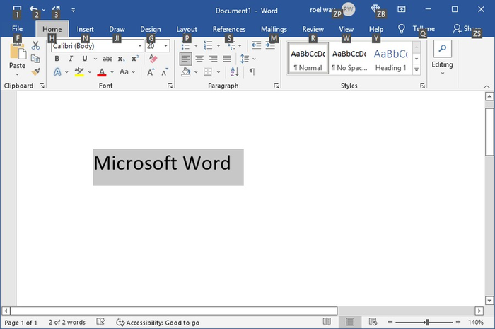 Ilustrasi Microsoft Word