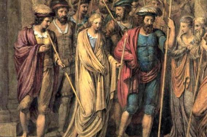 The Penance of Jane Shore, oleh William Blake.