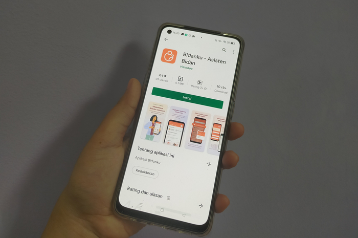 Aplikasi Bidanku dari Halodoc.