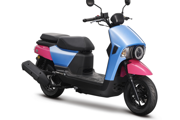 Cocok lawan Yamaha Fazzio, motor matic baru SYM punya desain unik warna lebih nyentrik.