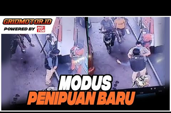 Waspada modus penipuan baru, pemotor ngotot minta kembalian kepada petugas SPBU.
