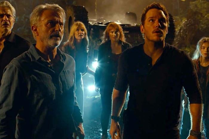 Salah satu scene di trailer film Jurassic World: Dominion