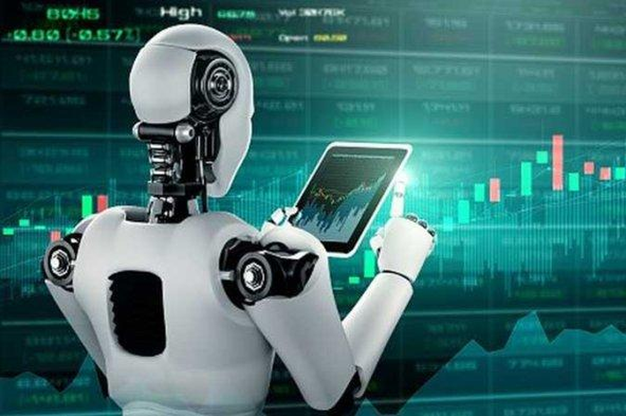 Ilustrasi robot trading