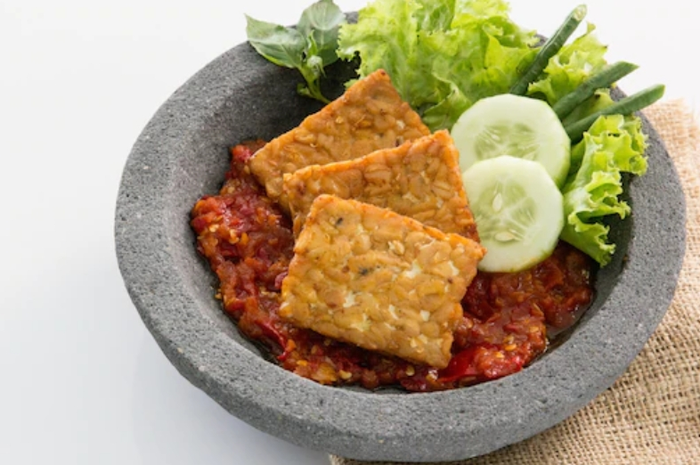 Ilustrasi tempe goreng 