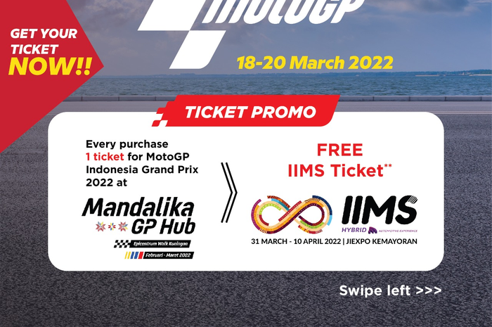 Ilustrasi tiket tiket MotoGP Indonesia 