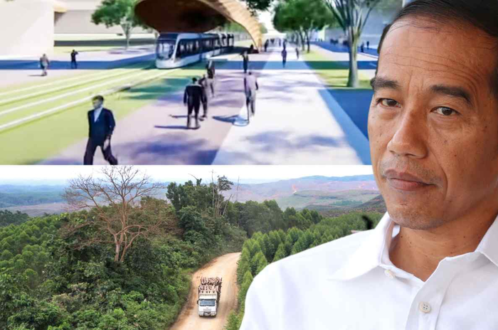 Ilustrasi ibu kota negara baru (IKN) Nusantara dan pembangunannya yang kontroversial
