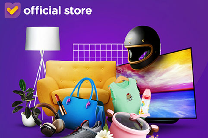 Ilustrasi official store di Tokopedia