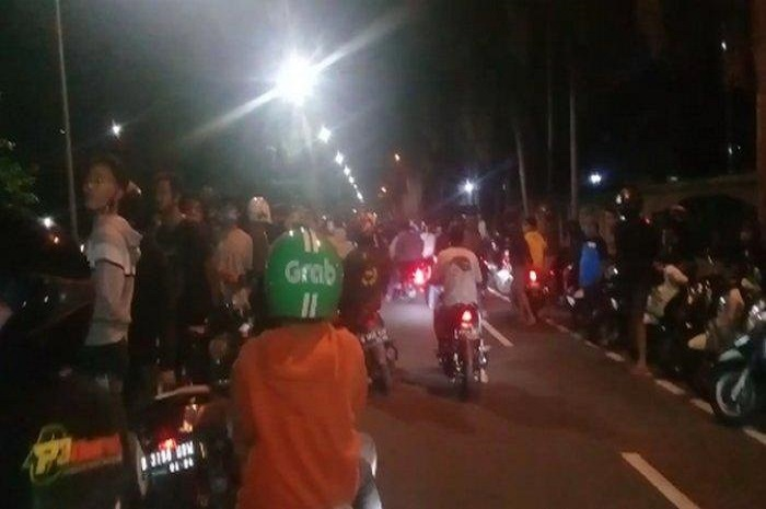 Foto ilustrasi. Pelaku balap liar dijamin gak tenang, begini langkah tegas polisi basmi mereka.