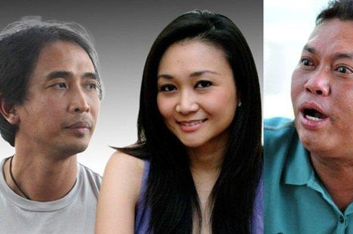 Kolase foto Piyu Padi, Flo, dan Adiguna Sutowo