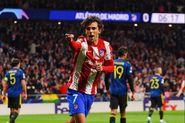 Atletico Madrid bermain imbang 1-1 dengan Manchester United pada leg pertama 16 besar Liga Champions.