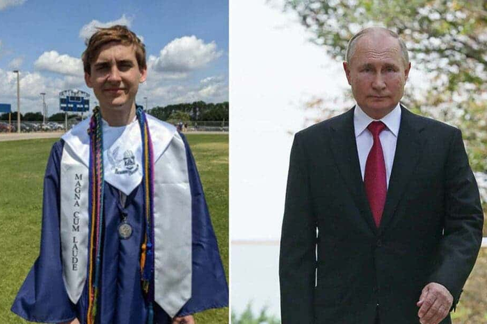 Ilustrasi Tim Sweeney dan Vladimir Putin