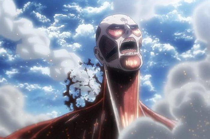 Salah satu adegan di Attack On Titan