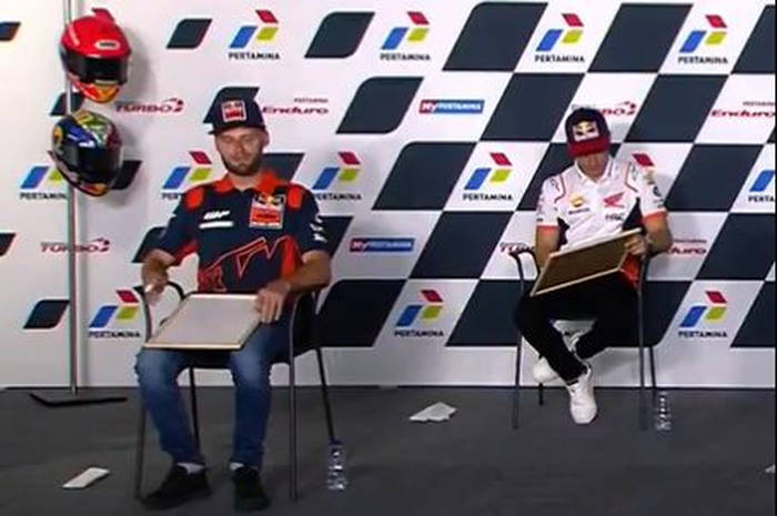 Keren, pembalap MotoGP di Mandalika ditantang untuk jawab soal tentang Indonesia, siapa nih yang menang?