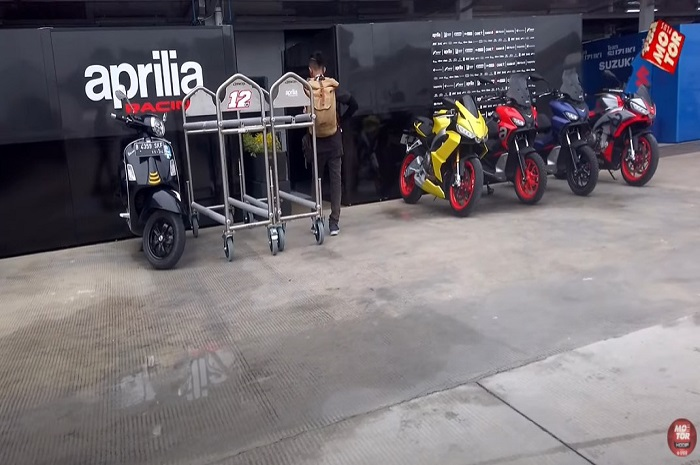 Motor paddock yang dipakai pembalap maupun tim MotoGP Mandalika 2022.