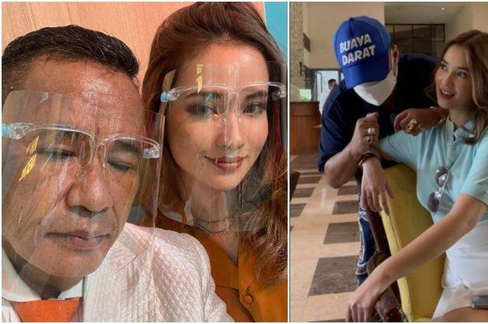 Hotman Paris bersama aspri ke-15, Rheina.