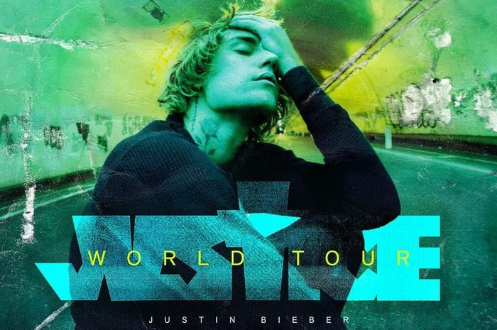 Poster konser Justin Bieber di Jakarta 