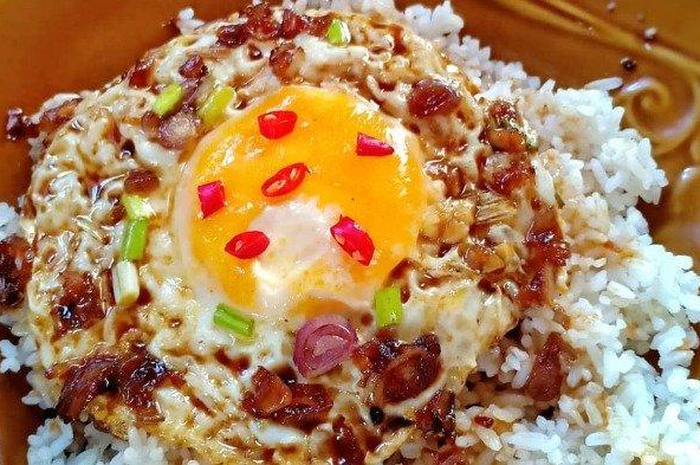 Ilustrasi telur kecap