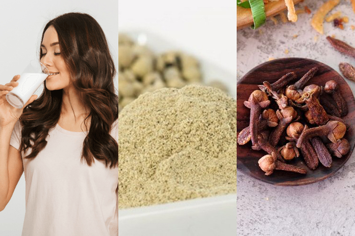 Tips hidup Minum susu hangat dicampur bubuk lada dan cengkeh