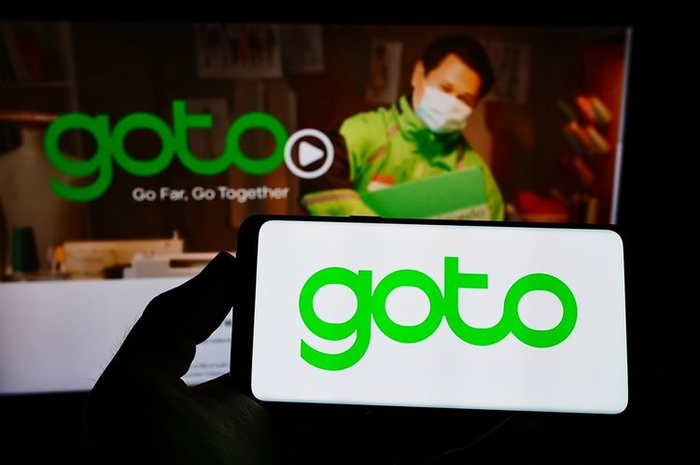 Ilustrasi logo GoTo
