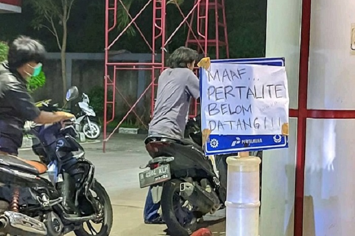 Pembelian Pertalite tidak dilayani di semua SPBU Pertamina di hari week end di daerah ini 