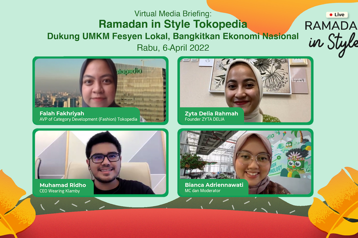 Virtual Media Briefing program Ramadhan in Style Tokopedia