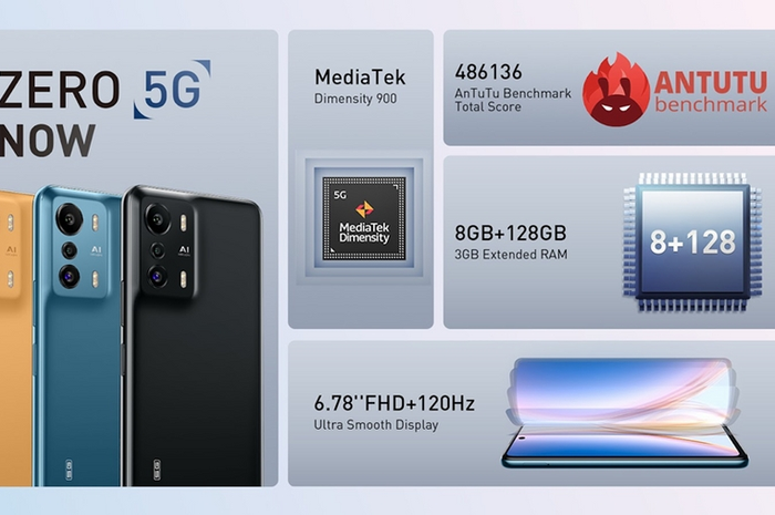 Spesifikasi utama Infinix Zero 5G