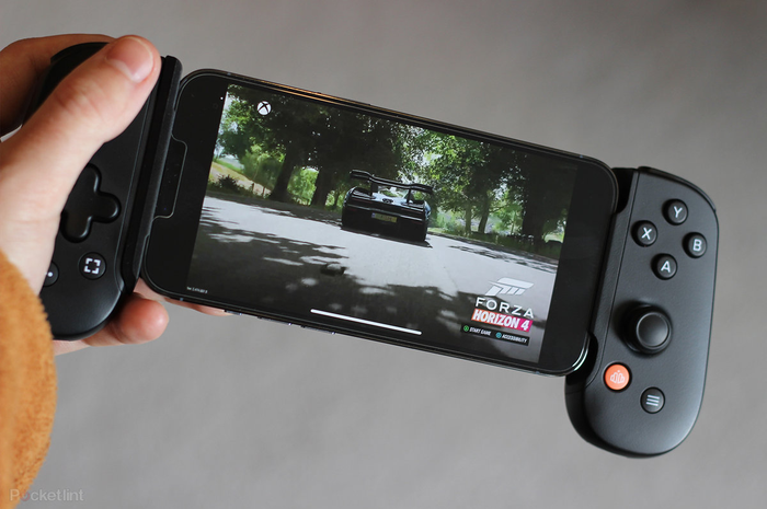 Ilustrasi kontroler Apple mirip Joy-Con