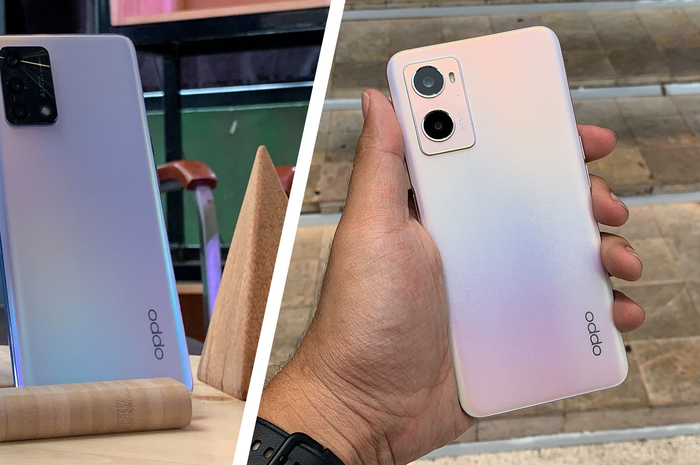 OPPO A95 (kiri) & OPPO A96 (Kanan)