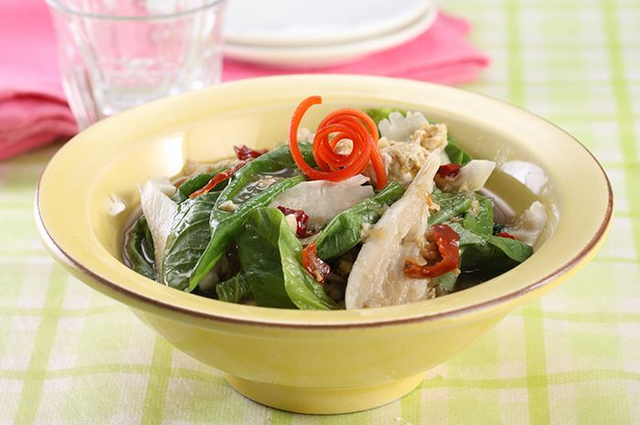 Resep Cah Bayam Jamur Tiram