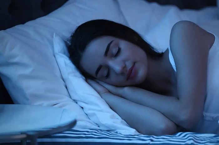 Ilustrasi tidur di malam hari