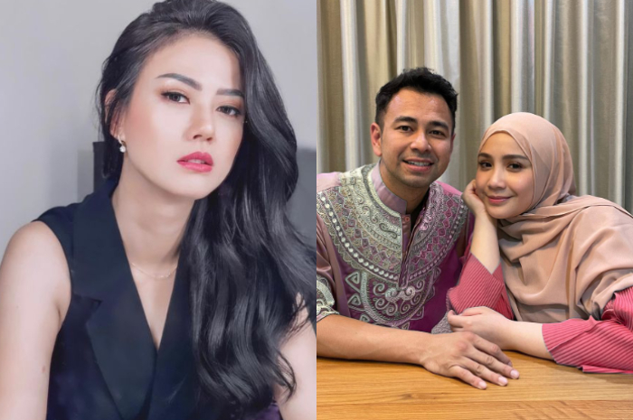 Kolase Foto Nita Gunawan, Raffi Ahmad, dan Nagita Slavina. 