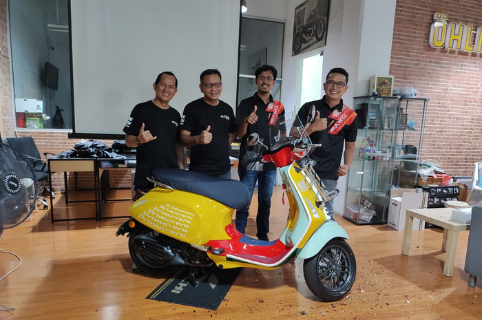 Pako Group sasar pengguna Vespa dengan luncurkan pelek Pako Racing Armani.