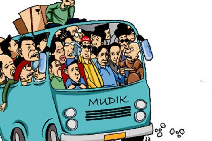 Ilustrasi mudik 