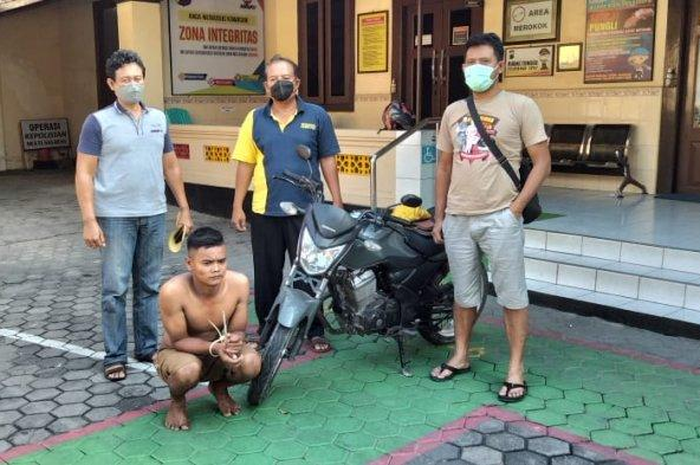 Kenekatan Pemuda 19 Tahun Curi Motor Dinas Polisi