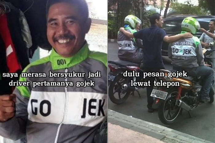 Kenalan sama driver ojek online Gojek pertama di Indonesia, punya nomor 001 nih!