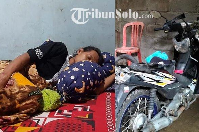 Seorang pira mengaku dibegal sampai merusak motor dan melukai diri sendiri, padahal kenyataannya begini.