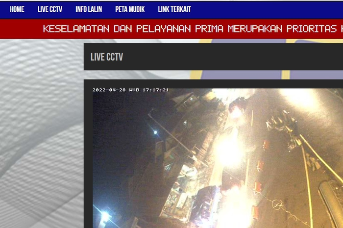Live CCTV di RTTMC Kemenhub