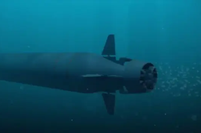 Ilustrasi torpedo nuklir Poseidon