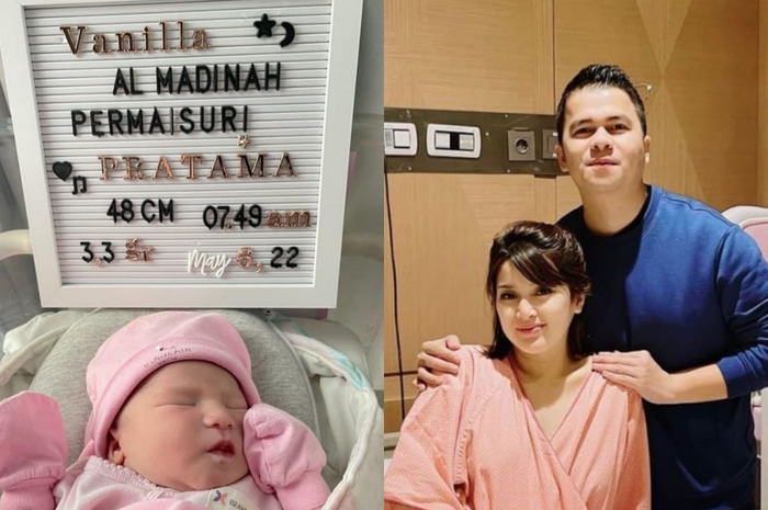 Anak pertama Handika Pratama dan Rosiana Dewi lahir.