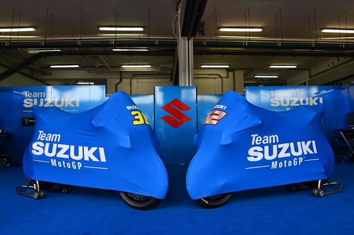 Foto ilustrasi. Heboh Suzuki keluar dari MotoGP tahun depan, bos Dorna Sports bilang begini.
