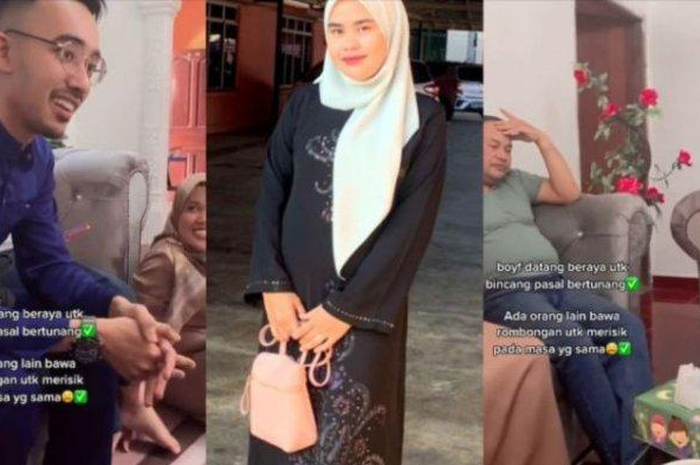 Wanita dilamar dua pria sekaligus.