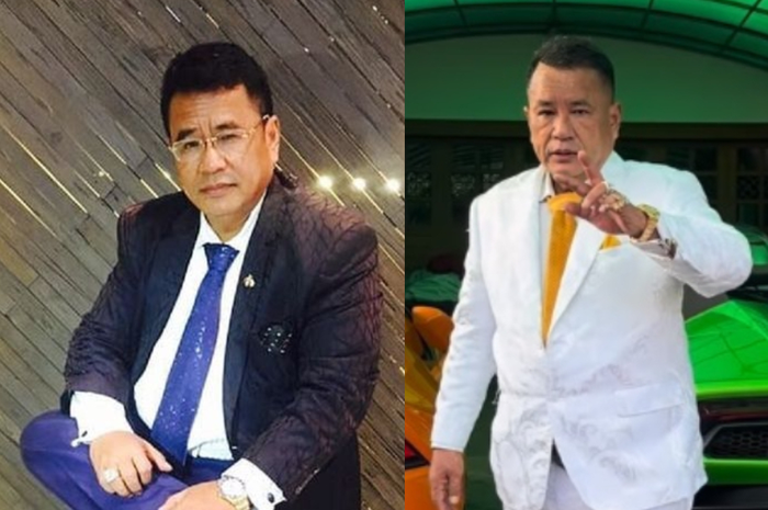 Kolase foto Hotman Paris dulu dan sekarang