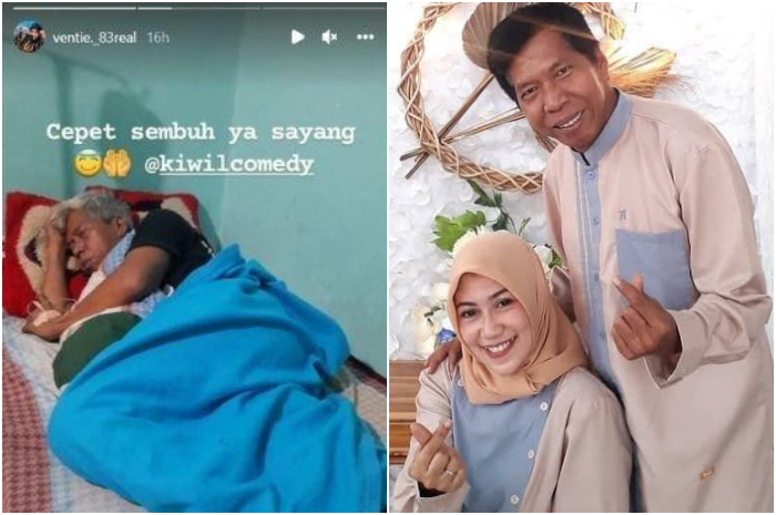 Venti Figianti mendadak kabarkan kondisi sosok Kiwil yang terbaring lemah.