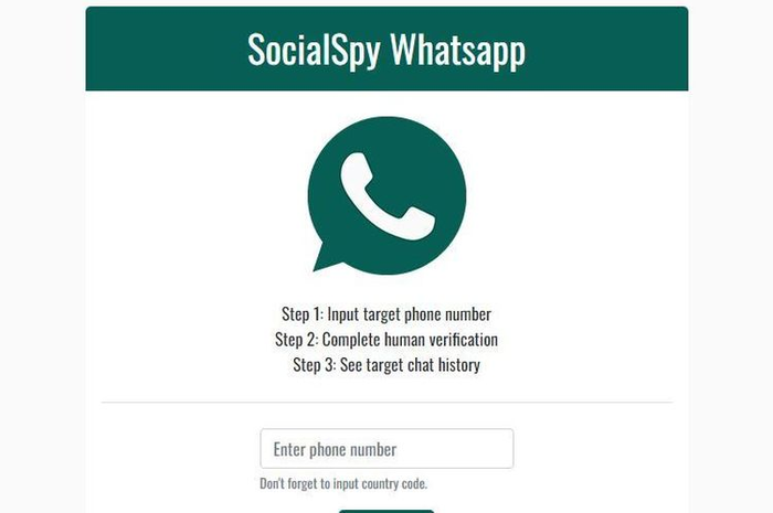Aplikasi SocialSpy WhatsApp