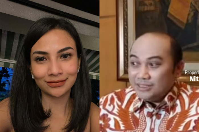 Kolase Foto Vanessa Angel dan Prof Bambang.