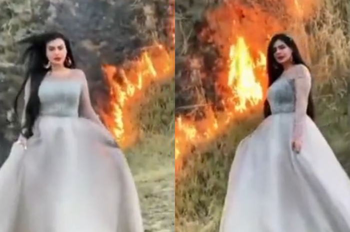Seleb TikTok Pakistan viral usai diduga membakar hutan demi konten