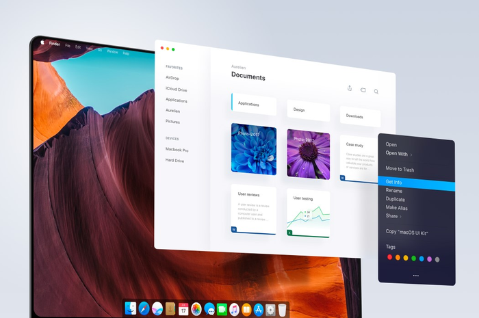 Ilustrasi MacBook Pro tanpa bezel