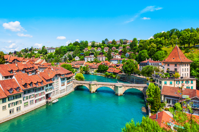Sungai Aare di Bern, Swiss