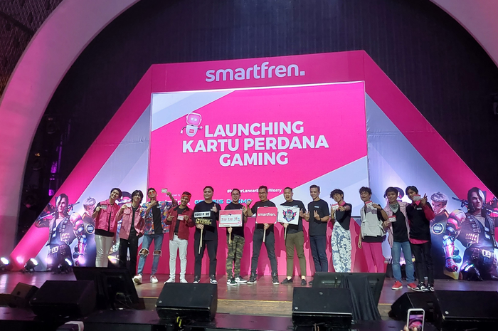 Peluncuran Kartu Perdana Gaming Smartfren (2/6) secara offline di kawasan SCBD, Jakarta Selatan.