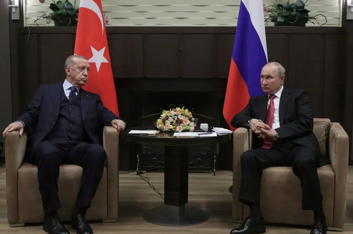 Presiden Turki Tayyip Erdogan bertemu dengan Vladimir Putin pada September 2021